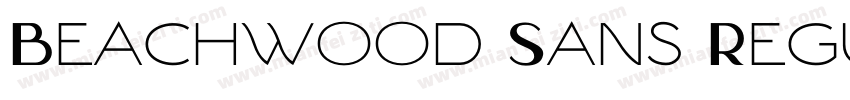 Beachwood Sans Regular字体转换